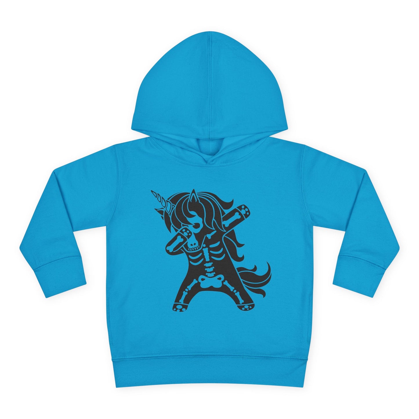 Dabbing Unicorn Skeleton Toddler Hoodie