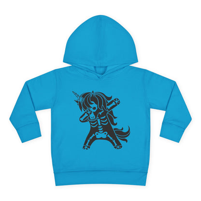 Dabbing Unicorn Skeleton Toddler Hoodie