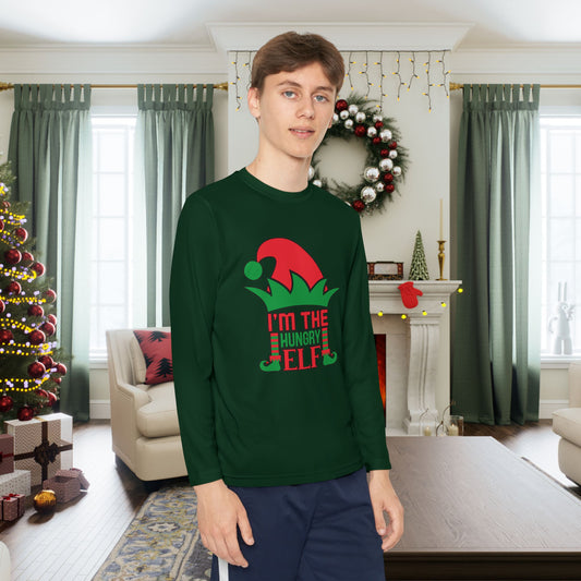 I'm The Hungry Elf Youth Long Sleeve Tee