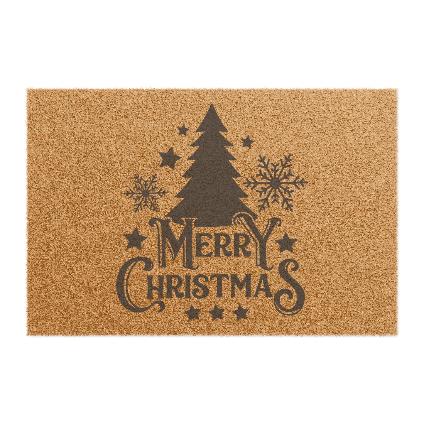 Merry Christmas 4 Coconut Fiber Doormat