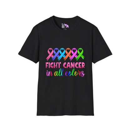 Fight Cancer in All Colors 4 T-shirt