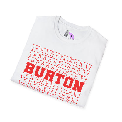 Burton (Stacked) Adult T-shirt