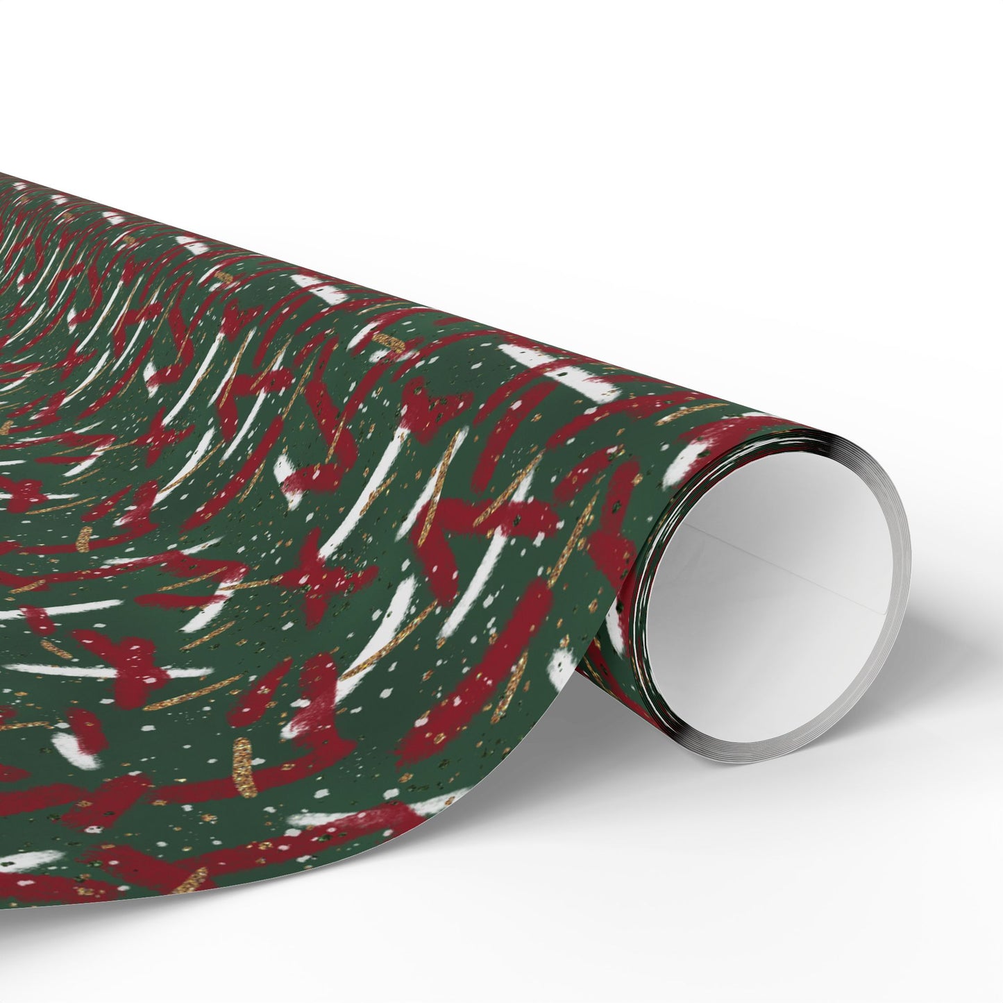 Holiday Brushstrokes Wrapping Paper