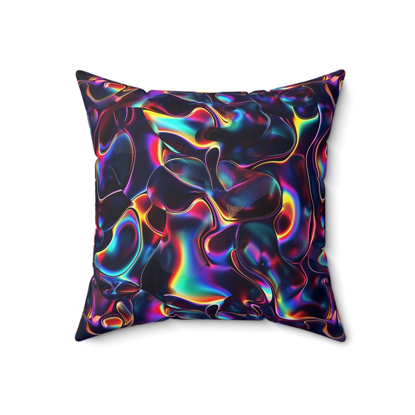Holographic Mirage Throw Pillow