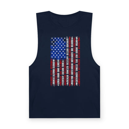 American Flag w/States Tank Top
