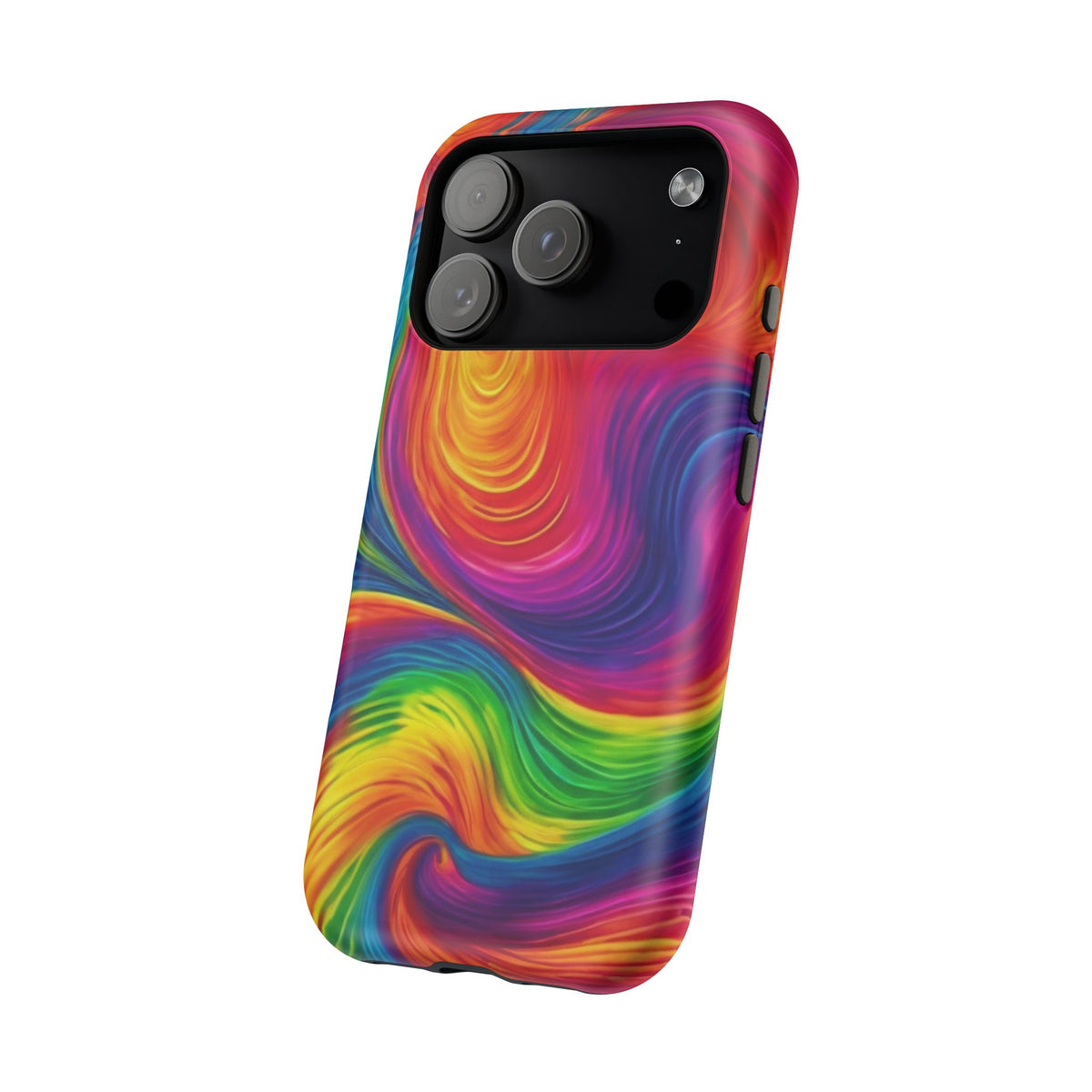 Tie Dye Color Swirl MagSafe® Compatible Tough Case for iPhone
