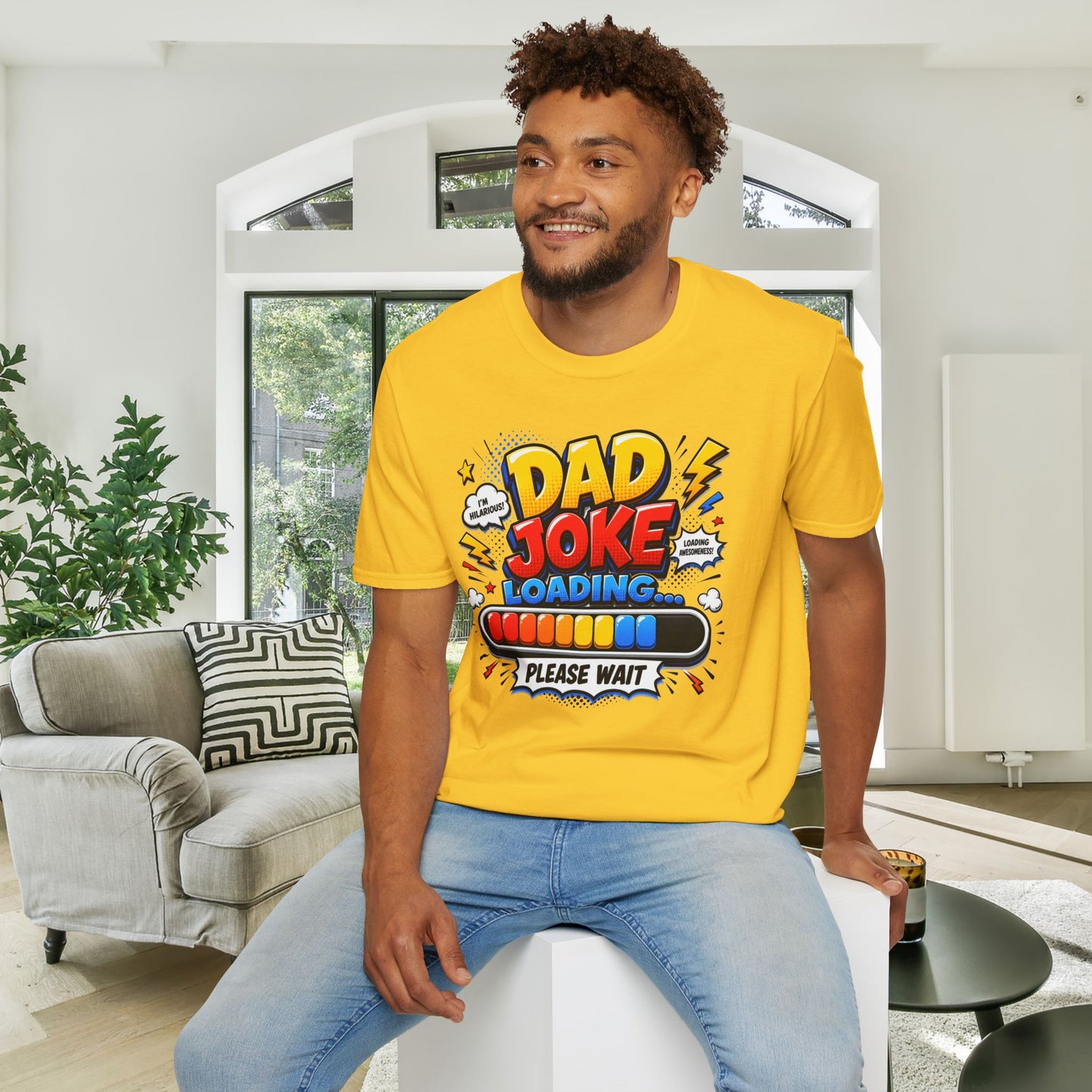Dad Joke Loading Please Wait Adult T-shirt