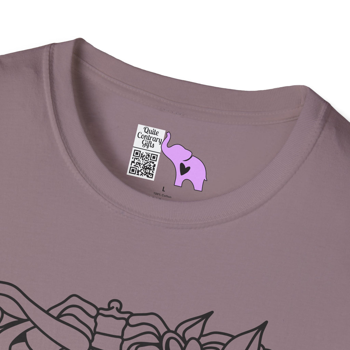 Floral Ribcage Adult T-shirt