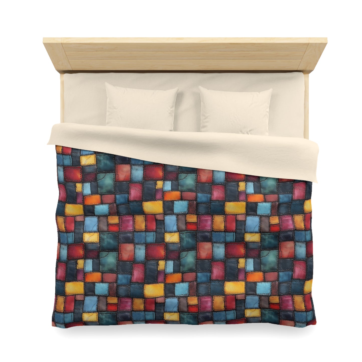 Colorblock Craze Microfiber Duvet Cover
