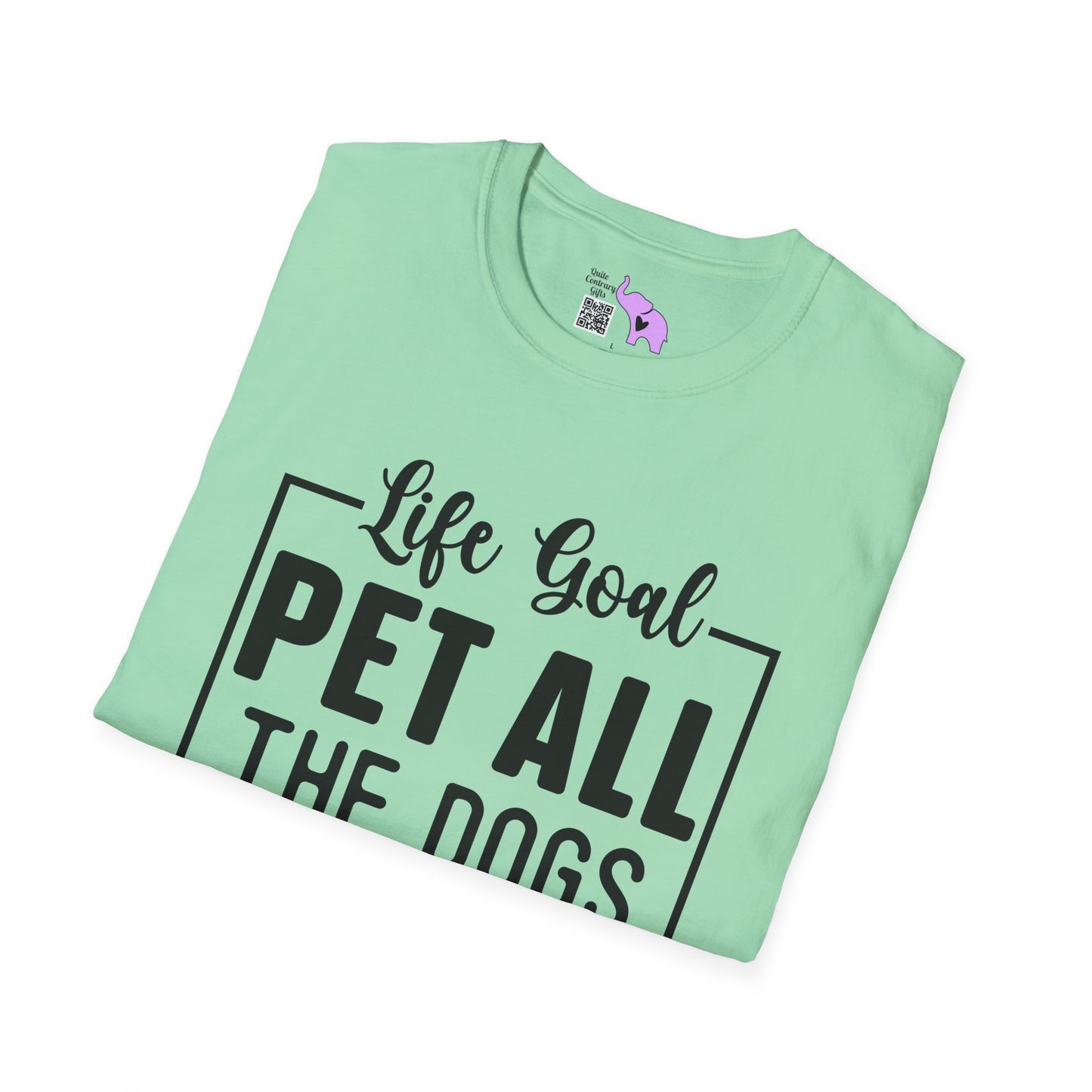 Life Goal Pet All The Dogs Adult T-shirt