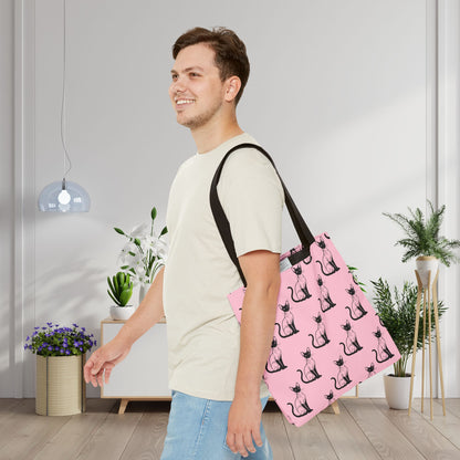 Siamese Charm – Pink Whisper Canvas Tote Bag