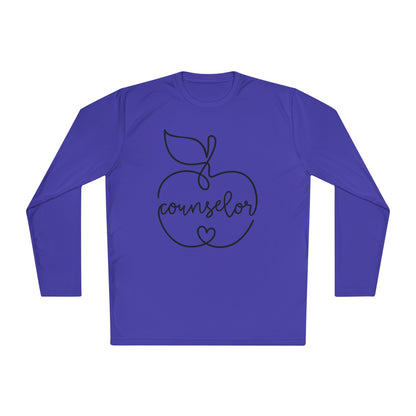 Counselor w/Apple Adult Long Sleeve Tee
