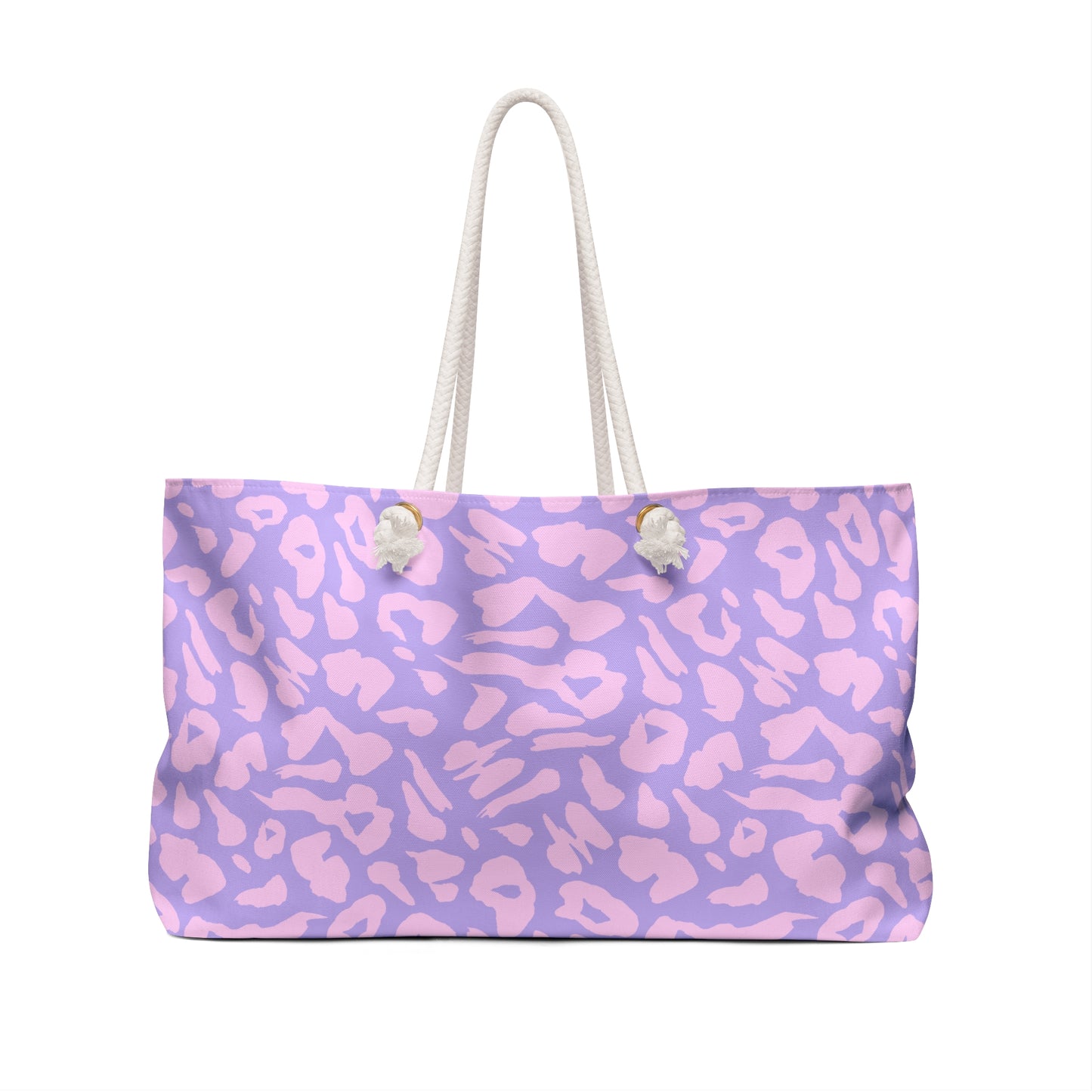 Cotton Candy Cheetah Print Weekender Bag