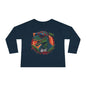 Cool Dinosaur Toddler Long Sleeve Tee