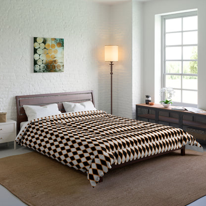 Midnight Ember Harlequin Comforter
