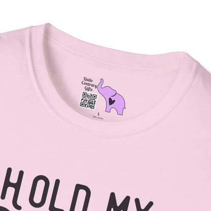 Hold My Drink I Gotta Pet This Dog Adult T-shirt