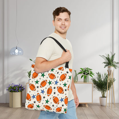 Touchdown Stars Canvas Tote Bag