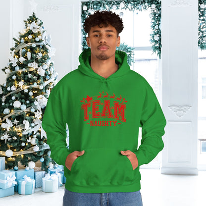 Team Naughty Adult Heavy Blend™ Hooded Sweatshirt