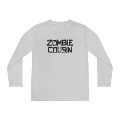 ""Zombie Cousin Youth Long Sleeve Tee
