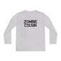 ""Zombie Cousin Youth Long Sleeve Tee