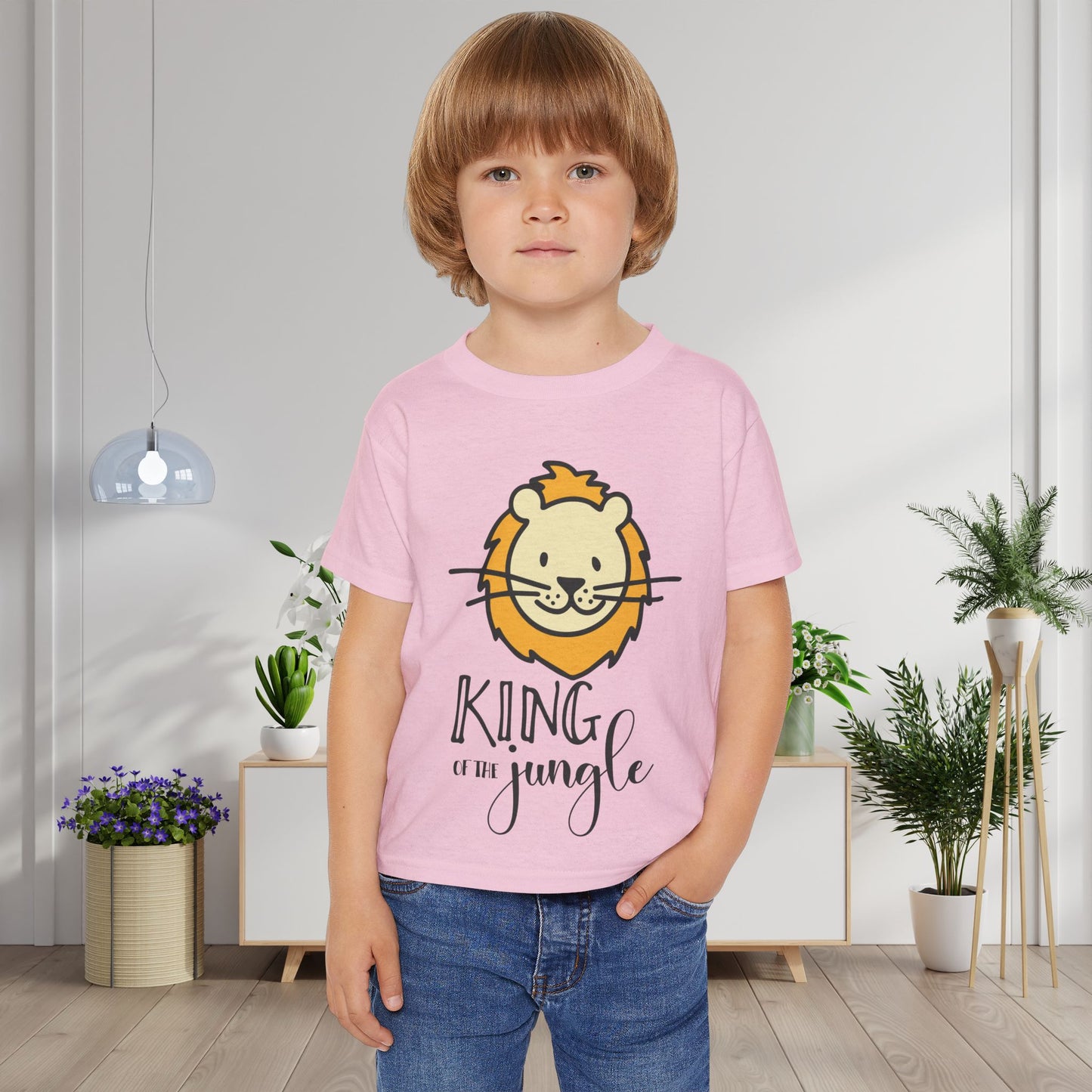 I'm The King Of The Jungle (Lion) Heavy Cotton™ Toddler T-shirt