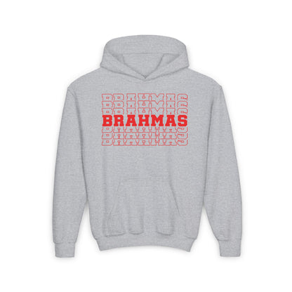 Brahmas (Stacked) Youth Heavy Blend Hoodie