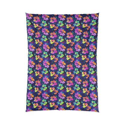 Watercolor Flowers Comforter