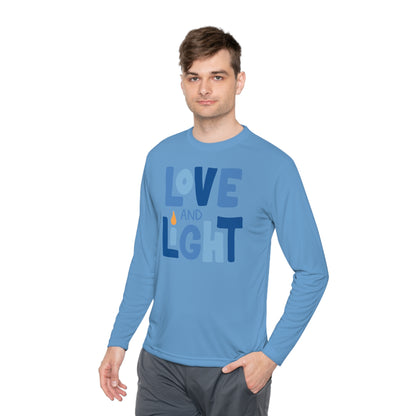 Hanukkah Love & Light 2 Adult Long Sleeve Tee