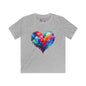 All the Feels Heart Youth Softstyle Tee
