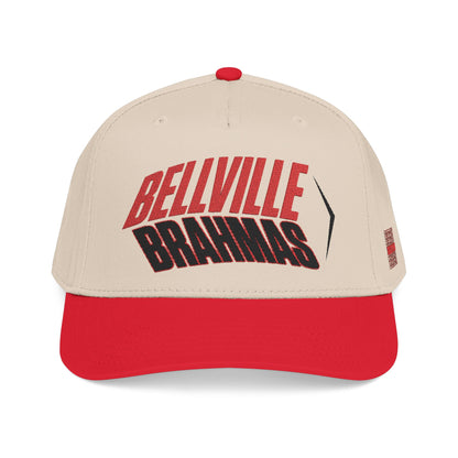 Bellville Brahmas (Angled) Mid Profile Baseball Cap