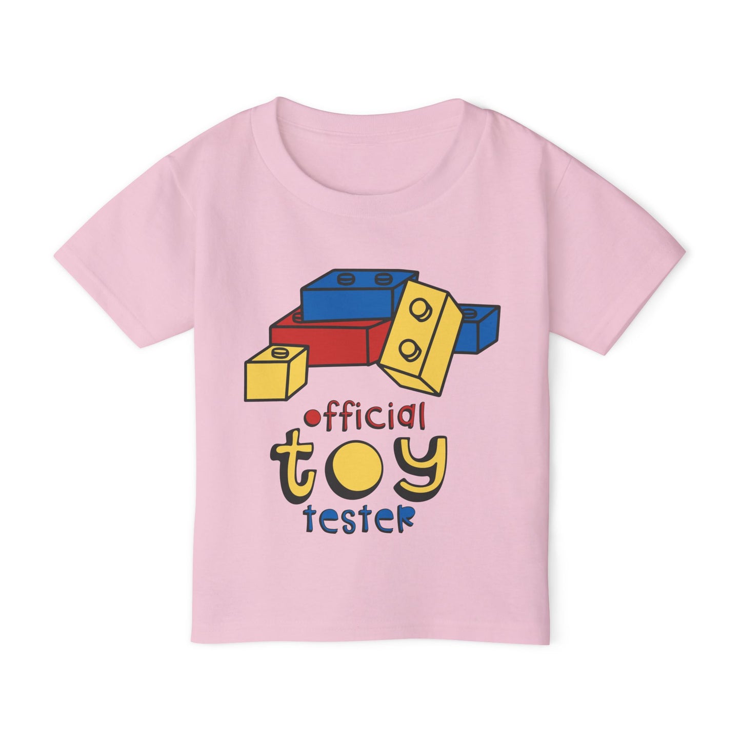 Official Toy Tester (Blocks) Heavy Cotton™ Toddler T-shirt