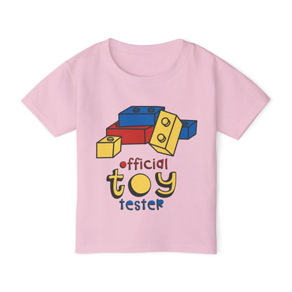 Official Toy Tester (Blocks) Heavy Cotton™ Toddler T-shirt