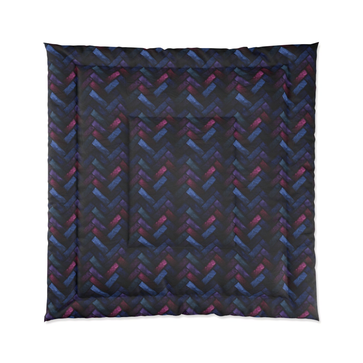 Velvet Angles Print Comforter