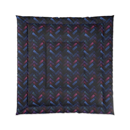 Velvet Angles Print Comforter