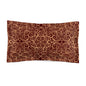 Oriental Red/Gold Floral Microfiber Pillow Sham
