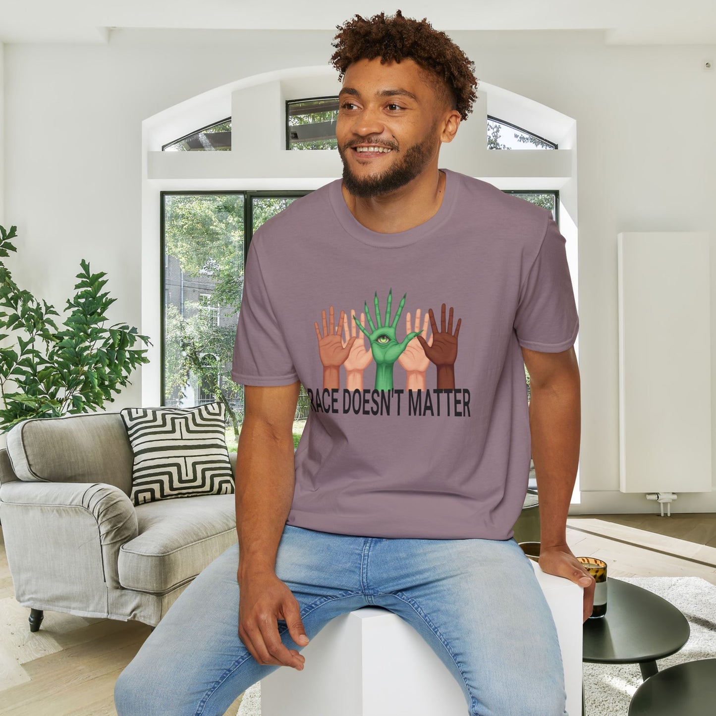 Race Doesn't Matter Adult T-shirt
