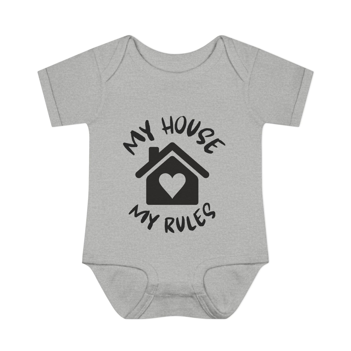 My House My Rules Infant Baby Rib Bodysuit