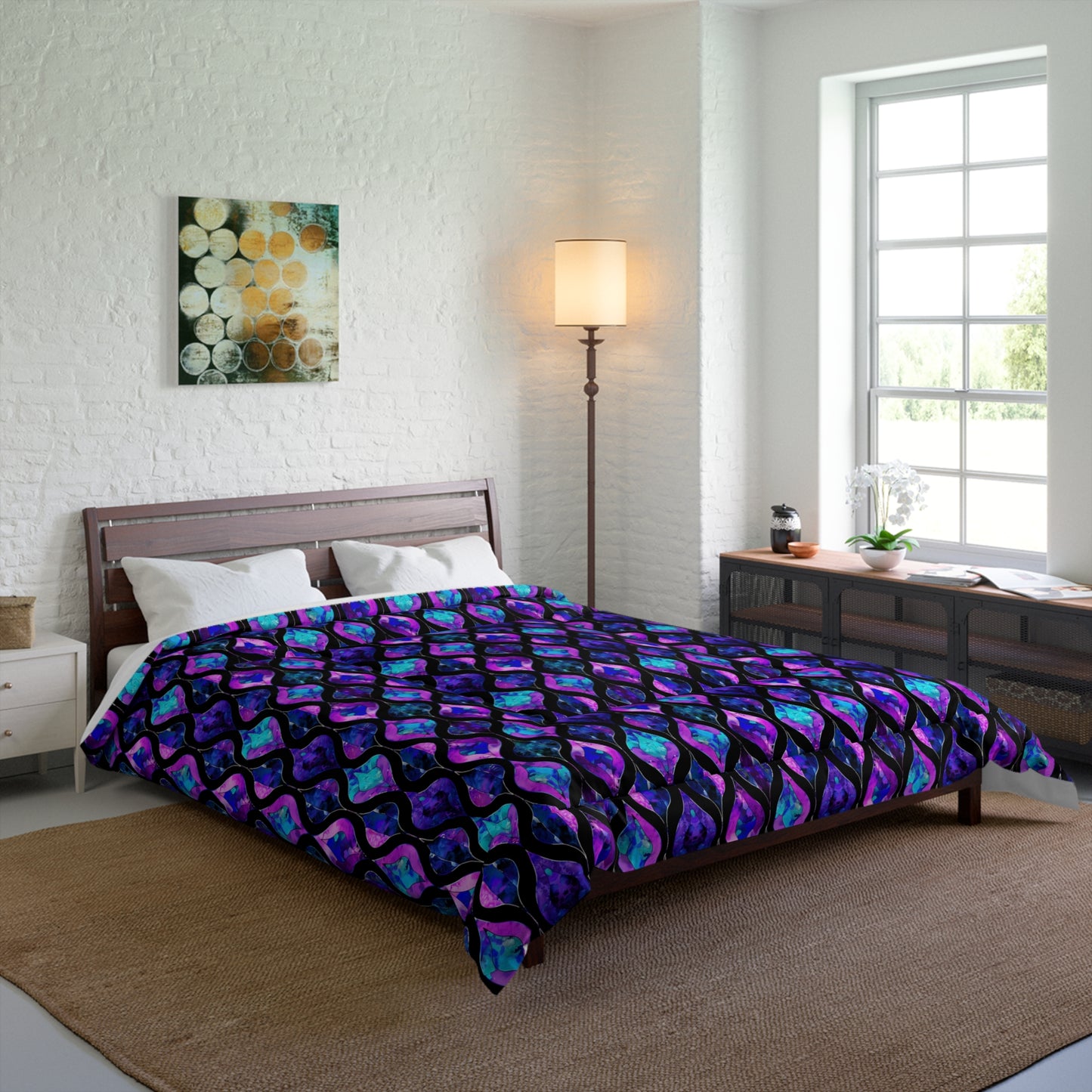 Midnight Cathedral Comforter