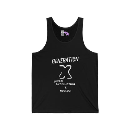 GenX Dysfunction and Neglect Adult Unisex Tank