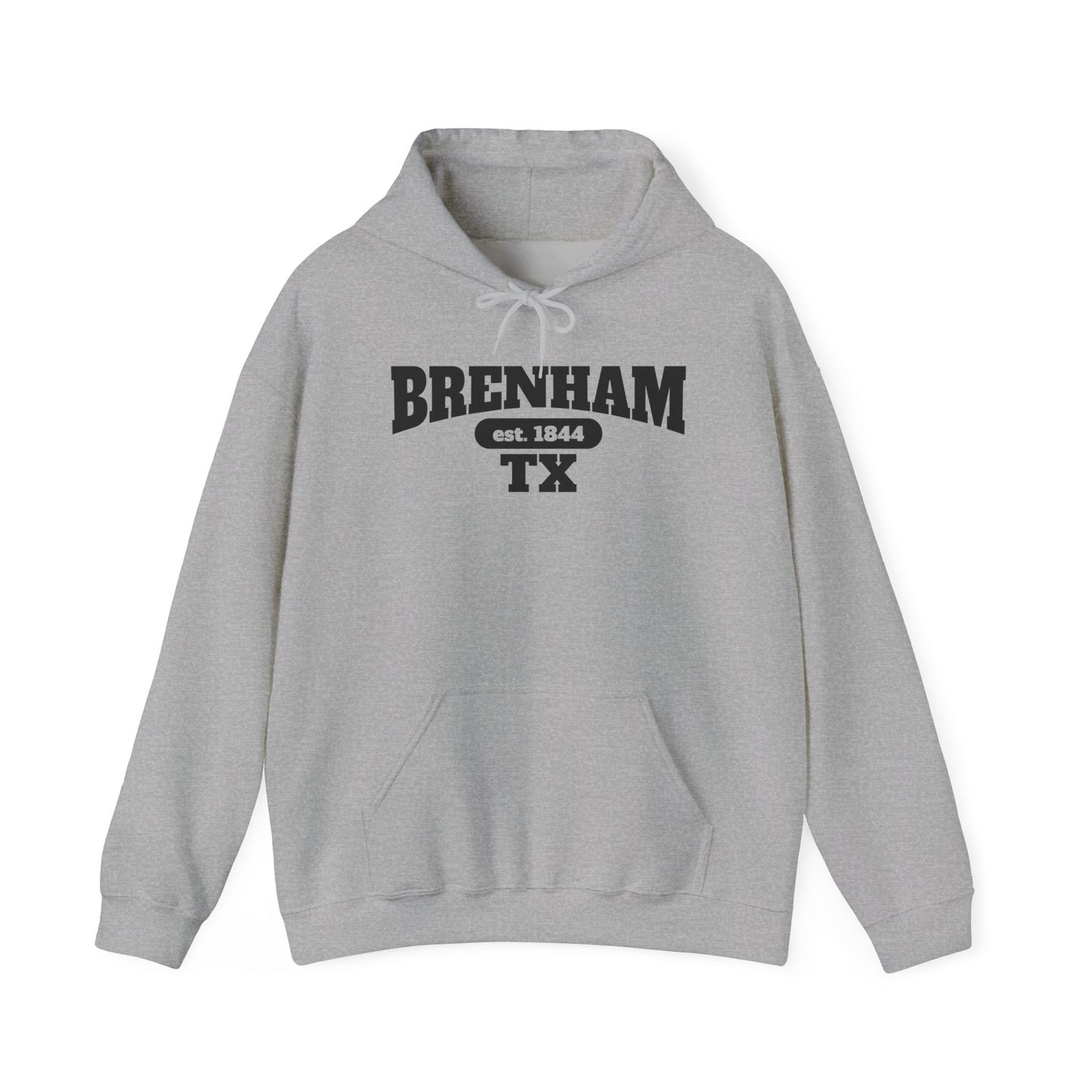 Brenham Tx Est. 1844 Adult Heavy Blend™ Hoodie