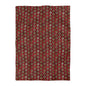 Majestic Crimson Daisies Microfiber Duvet Cover