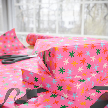 Pink Sparkle Wrapping Paper