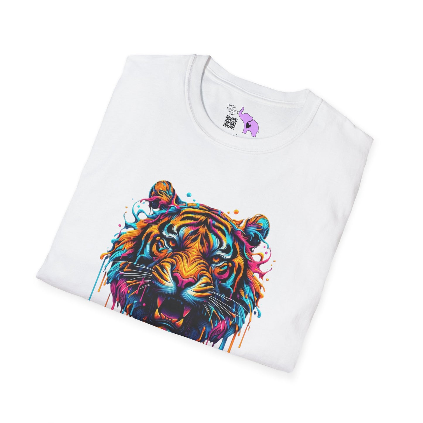 Colorful Tiger Adult T-shirt
