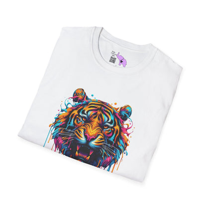Colorful Tiger Adult T-shirt
