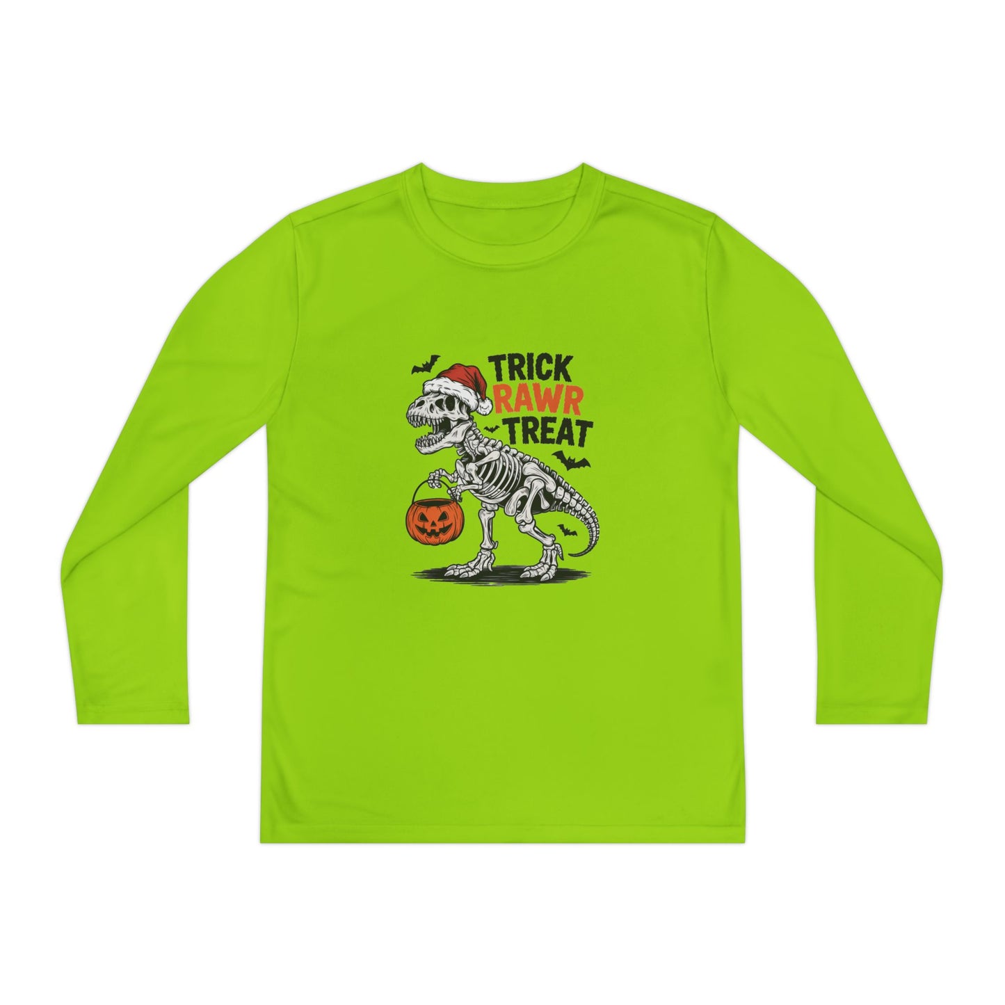 Trick Rawr Treat Youth Long Sleeve Tee