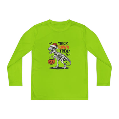 Trick Rawr Treat Youth Long Sleeve Tee