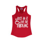 Just In It For The Parking (Wheelchair User) Women's Ideal Racerback Tank