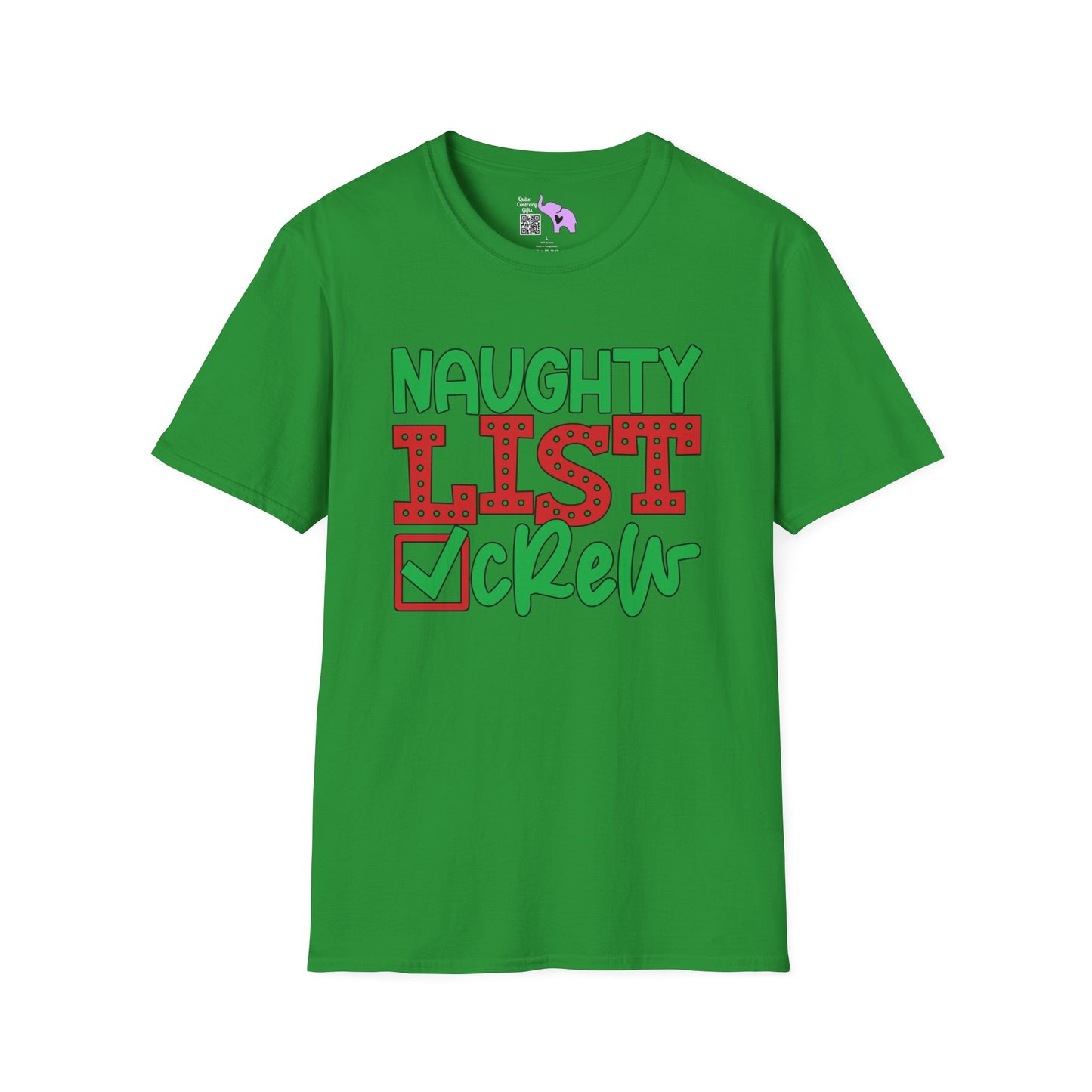 Naughty List Crew Adult T-shirt