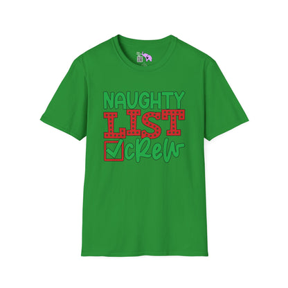 Naughty List Crew Adult T-shirt