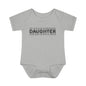 Daughter The Legacy Infant Baby Rib Bodysuit